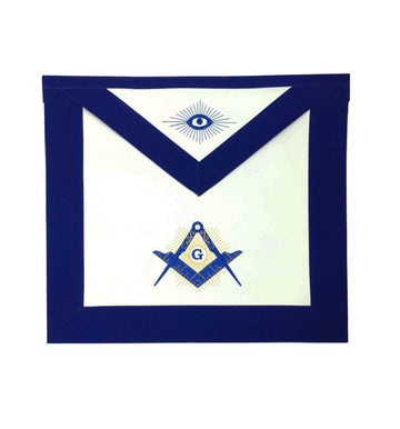 Copy of Masonic Blue Lodge Master Mason Apron Machine Embroidery Navy - kitchcutlery
 - 1